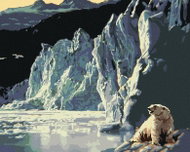 Zuty - Painting by Numbers - Polar Bear And Polar Bear (D. Rusty Rust), 40X50 Cm, Canvas+Frame - Painting by Numbers