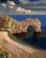 Zuty - Painting by Numbers - Rocks on the Coast (Dennis Frates), 40X50 Cm, Canvas - Painting by Numbers