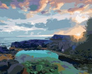 Zuty - Painting by Numbers - Stone Coast (Dennis Frates), 40X50 Cm, Canvas - Painting by Numbers