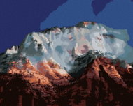 Zuty - Painting by Numbers - Mountain Peaks (Dennis Frates), 40X50 Cm, Canvas+Frame - Painting by Numbers