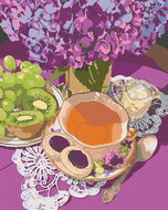Zuty - Painting by Numbers - Tea at Five (Mardell Schuster), 40X50 Cm, Canvas+Frame - Painting by Numbers