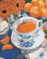 Zuty - Painting by Numbers - Tea With Oranges (Mardell Schuster), 40X50 Cm, Canvas+Frame - Painting by Numbers