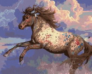 Zuty - Painting by Numbers - Indian Horse (Abraham Hunter), 40X50 Cm, Canvas - Painting by Numbers
