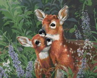 Zuty - Painting by Numbers - Carol and Flowers (Abraham Hunter), 40X50 Cm, Canvas - Painting by Numbers