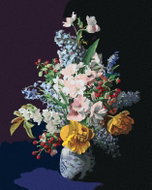 Zuty - Painting by Numbers - Still Life Flowers In Porcelain Vase Ii (Pieter Wagemans), 40X50 Cm, Ca - Painting by Numbers