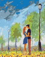 Zuty - Painting by Numbers - Mouth in the Park, 40X50 Cm, Canvas+Frame - Painting by Numbers