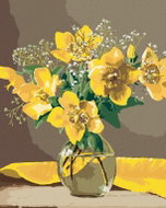 Zuty - Painting by Numbers - Still Life of St. John's Wort in a Glass Vase (Pieter Wagemans), 40X50  - Painting by Numbers