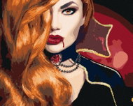 Zuty - Painting by Numbers - Vampire Woman, 40X50 Cm, Canvas+Frame - Painting by Numbers