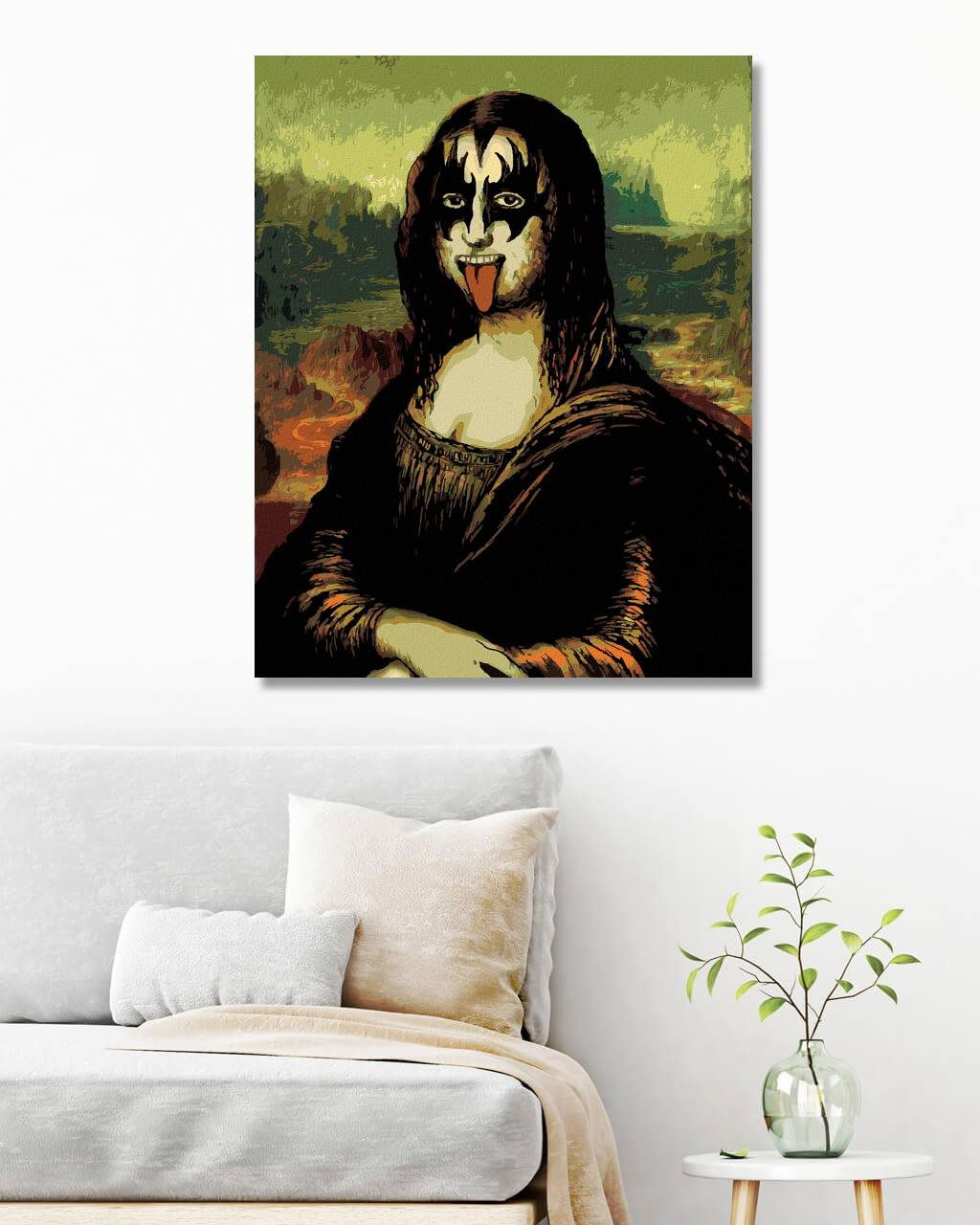 Zuty - Painting by Numbers - Mona Lisa as a Rock Star, 80X100 Cm