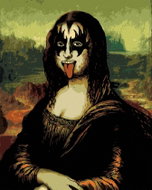 Zuty - Painting by Numbers - Mona Lisa as a Rock Star, 40X50 Cm, Canvas - Painting by Numbers