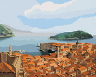 Zuty - Painting by Numbers - Dubrovnik In Croatia, 40X50 Cm, Canvas - Painting by Numbers