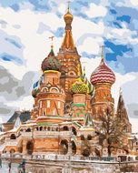 Zuty - Painting by Numbers - Saint Basil's Cathedral In Moscow, 80X100 Cm, Canvas - Painting by Numbers
