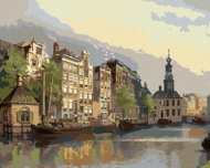 Zuty - Painting by Numbers - View of the Mint in Amsterdam, 40X50 Cm, Canvas - Painting by Numbers