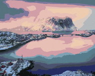 Zuty - Painting by Numbers - Beautiful Norway, 40X50 Cm, Canvas+Frame - Painting by Numbers