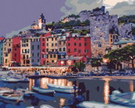 Zuty - Painting by Numbers - Portovenere In Italy, 40X50 Cm, Canvas - Painting by Numbers