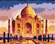 Zuty - Painting by Numbers - Taj Mahal, 40X50 Cm, Canvas+Frame - Painting by Numbers