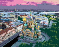 Zuty - Painting by Numbers - Saint-Petersburg And Surroundings, 40X50 Cm, Canvas+Frame - Painting by Numbers