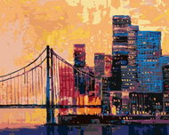 Zuty - Painting by Numbers - View of Part of San Francisco, 80X100 Cm, Canvas - Painting by Numbers