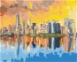 Zuty – Maľovanie Podľa Čísel – New York V Odraze Vody, 80 × 100 cm, Plátno + Rám - Maľovanie podľa čísel