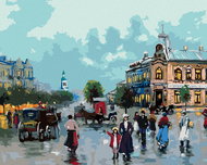 Zuty - Painting by Numbers - Old Town, 40X50 Cm, Canvas - Painting by Numbers