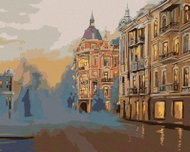 Zuty - Painting by Numbers - Historical Part of the City, 80X100 Cm, Canvas+Frame - Painting by Numbers