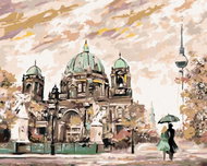 Zuty - Painting by Numbers - Street View of Berlin, 40X50 Cm, Canvas - Painting by Numbers