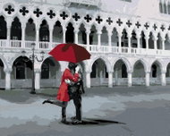 Zuty - Painting by Numbers - Lovers In San Marco, 40X50 Cm, Canvas - Painting by Numbers