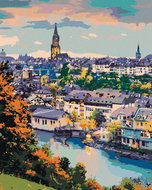 Zuty - Painting by Numbers - Bern, 40X50 Cm, Canvas - Painting by Numbers
