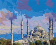 Zuty - Painting by Numbers - Sultan Ahmed Mosque, 80X100 Cm, Canvas+Frame - Painting by Numbers