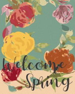 Zuty - Painting by Numbers - Bouquet Welcoming Spring (Alexandria Gilbert), 80X100 Cm, Canvas - Painting by Numbers