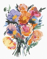 Zuty - Painting by Numbers - Bouquet of Colored Poppies (Alexandria Gilbert), 40X50 Cm, Canvas+Ra - Painting by Numbers