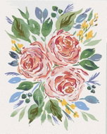 Zuty - Painting by Numbers - Vintage Roses (Alexandria Gilbert), 40X50 Cm, Canvas - Painting by Numbers