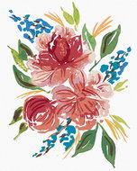 Zuty - Painting by Numbers - Autumn Flowers (Alexandria Gilbert), 80X100 Cm, Canvas - Painting by Numbers