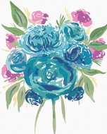 Zuty - Painting by Numbers - Blue Roses (Alexandria Gilbert), 40X50 Cm, Canvas - Painting by Numbers