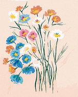 Zuty - Painting by Numbers - Colorful Wild Flowers (Alexandria Gilbert), 40X50 Cm, Canvas+Frame - Painting by Numbers