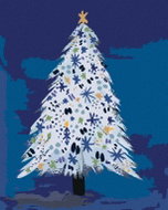 Zuty - Painting by Numbers - Christmas Tree (Alexandria Gilbert), 80X100 Cm, Canvas - Painting by Numbers