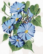 Zuty - Painting by Numbers - Blue Flowers of the Afterglow (Alexandria Gilbert), 40X50 Cm, Canvas+Fr - Painting by Numbers