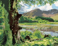 Zuty - Painting by Numbers - Nature And Mountains, Ireland (Ted Davis), 80X100 Cm, Canvas - Painting by Numbers