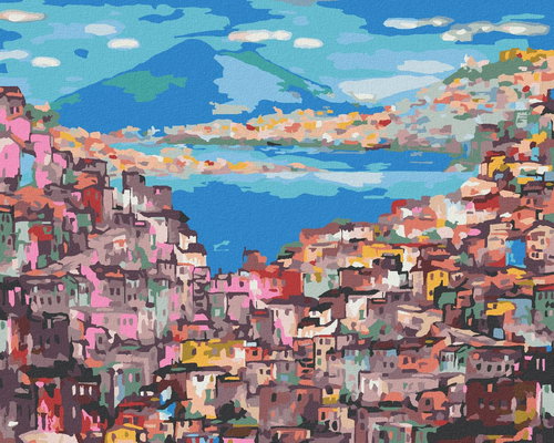 Zuty - Painting by Numbers - Naples, 40X50 Cm, Canvas+Frame - Painting by Numbers - Main image