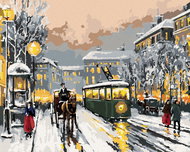 Zuty - Painting by Numbers - Old Town, 80X100 Cm, Canvas - Painting by Numbers