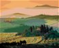 Zuty - Painting by Numbers - Tuscan Landscape and Sunrise, 80X100 Cm, Canvas+Frame - Painting by Numbers