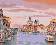 Zuty - Painting by Numbers - Canal Grande Venice Italy, 40X50 Cm, Canvas - Painting by Numbers
