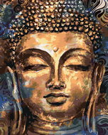 Zuty - Painting by Numbers - Buddha With Ornaments, 40X50 Cm, Canvas+Frame - Painting by Numbers