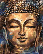 Zuty - Painting by Numbers - Buddha With Ornaments, 40X50 Cm, Canvas - Painting by Numbers