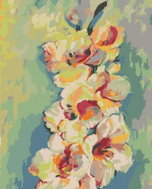 Zuty - Painting by Numbers - Yellow Gladiola, 40X50 Cm, Canvas - Painting by Numbers