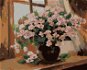 Zuty - Painting by Numbers - Rich Flowers in a Vase on a Table, 80X100 Cm, Canvas+Frame - Painting by Numbers