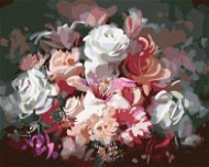 Zuty – Maľovanie Podľa Čísel – Mix Farebných Kvetov, 80 × 100 cm, Plátno + Rám - Maľovanie podľa čísel