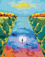 Zuty - Painting by Numbers - Spiritual Abstract Path, 40X50 Cm, Canvas+Frame - Painting by Numbers