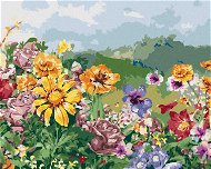 Zuty – Maľovanie Podľa Čísel – Lúčne Kvety, 80 × 100 cm, Plátno + Rám - Maľovanie podľa čísel