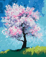 Zuty - Painting by Numbers - Cherry Blossom, 40X50 Cm, Canvas+Frame - Painting by Numbers